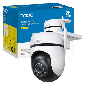 Tapo C520WS 2K(4MP) Caméra Surveillance WiFi Extérieur 360° PTZ C520WS, Vision Nocturne couleur Starlight, Détection de Personne et Suivi de Mouvement, Étanche IP66, Alarme sonore Personnalisable